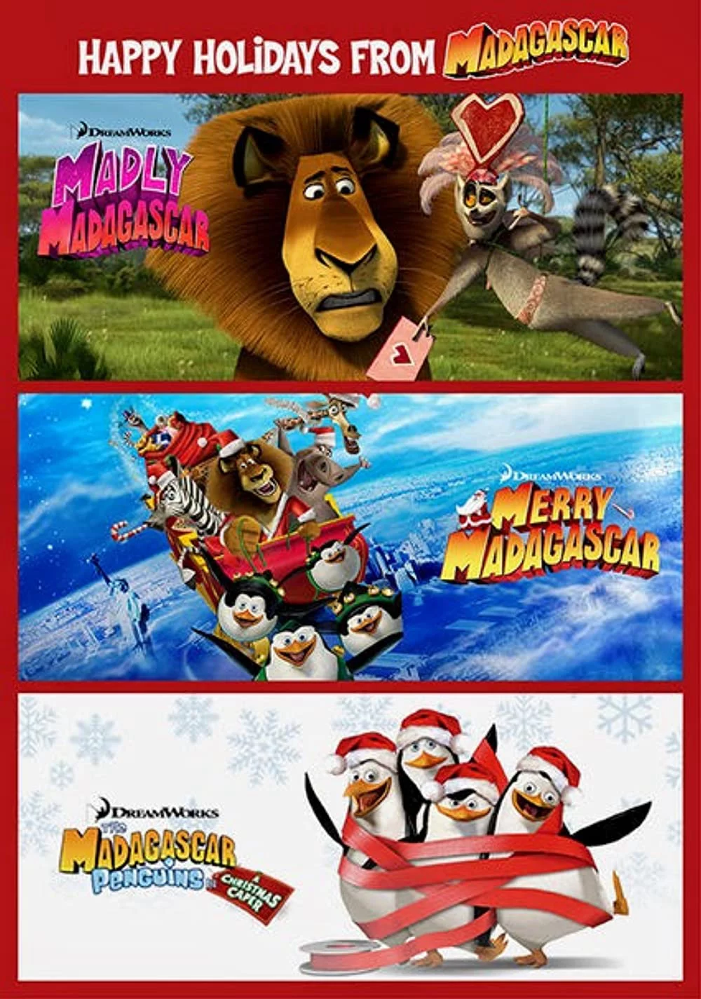 DreamWorks: Kỳ nghỉ thú vị ở Madagascar DreamWorks Happy Holidays from Madagascar